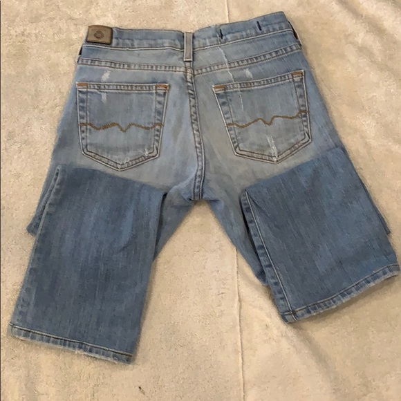 Red Engine Capris Jeans - Picture 4 of 8